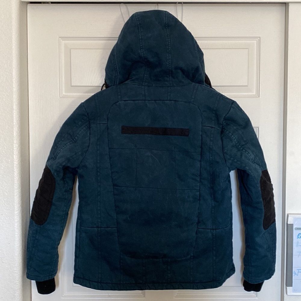 WISEDRAGON Men’s Heavy Duty Hooded Jacket Size L - Picture 9 of 11